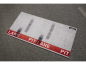Preview: Speedy Rugs Sim Racing Teppich PIT rot/hellgrau B90