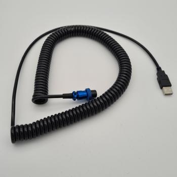 USB coiled cable for DGT