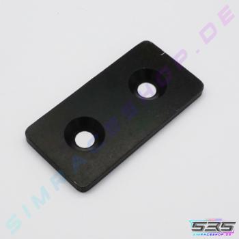 Connection Plate 40x80 black