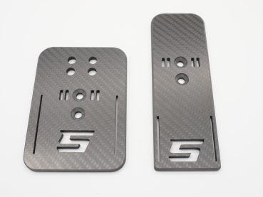 Carbon-Pedalplatten passend für BJ & ImSim Pedale