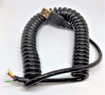 Coiled USB Cable