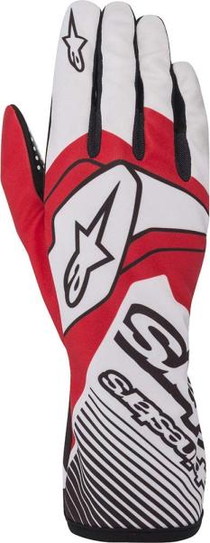 Alpinestars Tech 1-K Race V2 Gloves - Red - White
