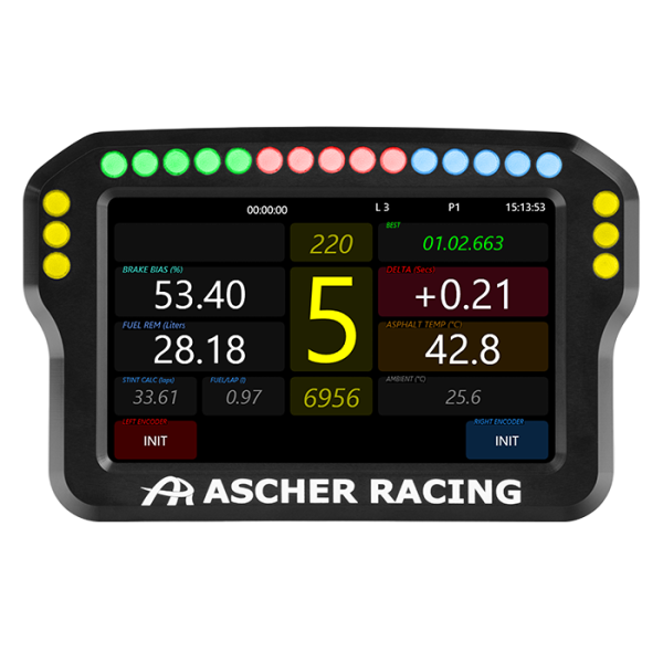 Ascher Racing Dashboard 4 Zoll