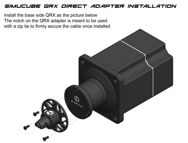 Cubecontrols QRX Simucube Direct Adapter