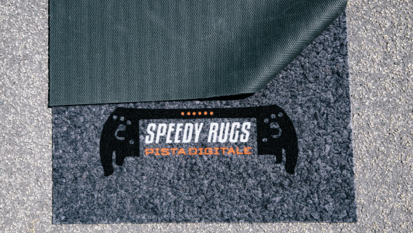 Speedy Rugs sim racing rug POLE B90