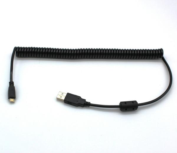 SRM Micro USB Spiralkabel